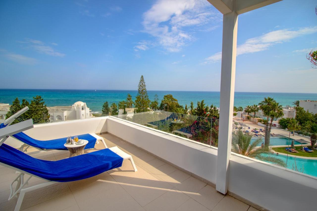 Royal Azur Thalassa Hammamet Exterior foto View from a balcony at the Iberostar Grand Hotel at Playa del Inglés, Gran Canaria
